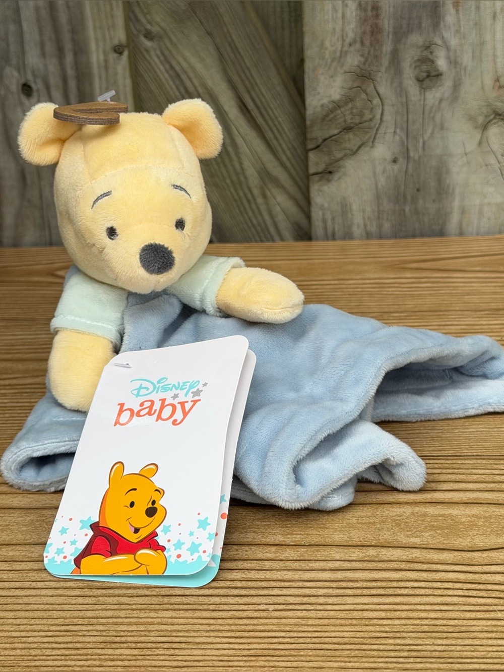 Disney Baby Winnie The Pooh Baby Buddy Security Blanket Lovey Plush 12” x 12”